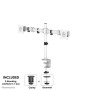 Neomounts by Newstar Select Supporto da scrivania per monitor (NM-D135DWHITE)