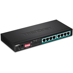 Trendnet TPE-LG80 switch di rete Non gestito Gigabit Ethernet (10/100/1000) Supporto Power over Ethernet (PoE) Nero (TPE-LG80)