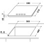 Whirlpool GMR 6422/IXL piano cottura Acciaio inossidabile Da incasso Gas 4 Fornello(i) (GMR 6422/ IXL)