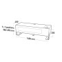 Erard 037410 supporto TV e sistema audio (ER037410)