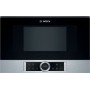 BOSCH BFL634GS1 - MICROONDE SERIE 8, NERO/ACCIAIO INOSSIDABILE, STOP SINISTRO, 60 X 38 CM