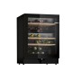 Frigorifero da vino Bosch KWK16ABGB con porta in vetro, 120 L, con illuminazione a LED