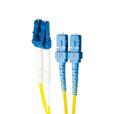 Brand-Rex HOPLC008050SC203 cavo a fibre ottiche 5 m 2x LC 2x SC OS2 Giallo (HOPLC008050SC203)