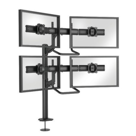 ITB CHK4G220B supporto da tavolo per Tv a schermo piatto 61 cm (24") Bullone di ancoraggio Nero (CHK4G220B)