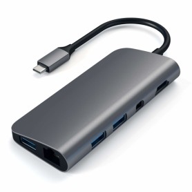 Satechi ST-TCMM8PAM hub di interfaccia USB 3.2 Gen 1 (3.1 Gen 1) Type-C 625 Mbit/s Grigio (ST-TCMM8PAM)