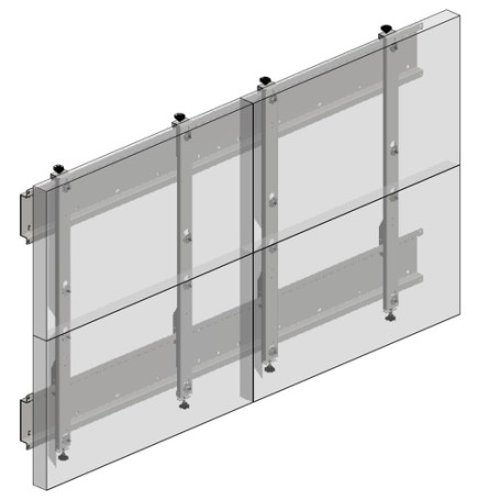 ITB PM5380 Supporto per display espositivi 139,7 cm (55") Grigio (PM5380) (PMVW2X2-55)