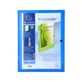 Exacompta 59982E cartella Polipropilene (PP) Blu A4 (59982E)