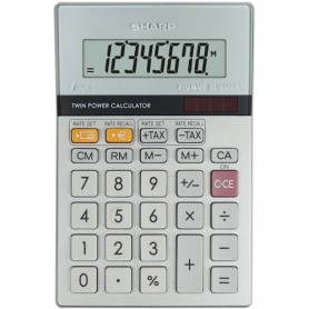 Sharp EL-330ER calcolatrice Tasca Calcolatrice finanziaria Grigio (SH-EL330ERB)