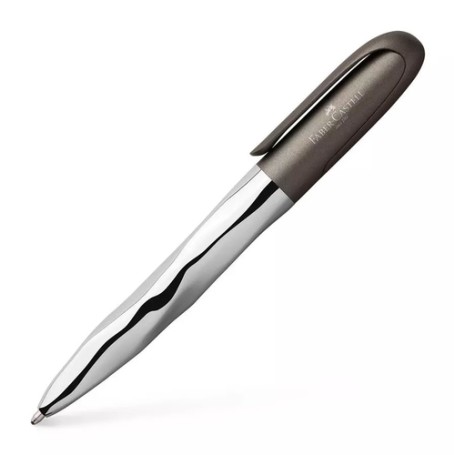 Faber-Castell n'ice Nero Penna a sfera retrattile girevole Extra grassetto 1 pz (149606)