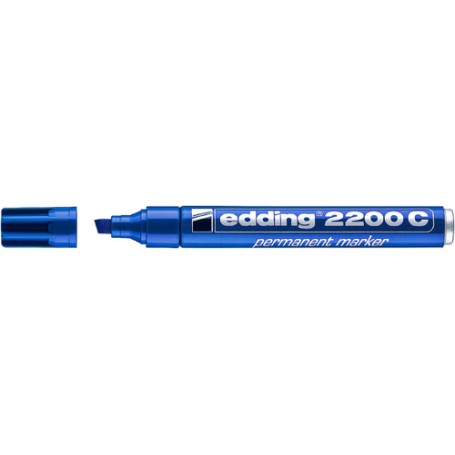 Edding 4-2200C 003 marcatore permanente Punta smussata Blu (4-2200C 003)
