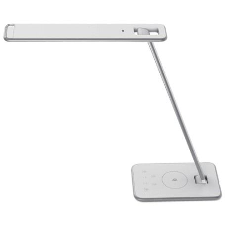 Unilux JAZZ lampada da tavolo 11 W LED Metallico, Bianco (400093836)