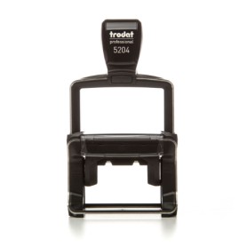 Trodat 5204 timbro 56 x 26 mm Nero, Acciaio inossidabile (119718)