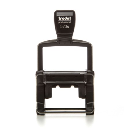 Trodat 5204 timbro 56 x 26 mm Nero, Acciaio inossidabile (119718)