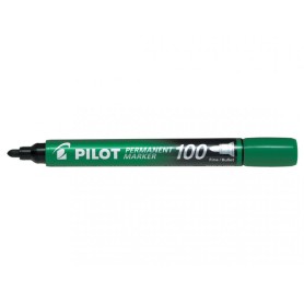 Pilot Permanent Marker 100 evidenziatore 1 pz Punta sottile Verde (002708)
