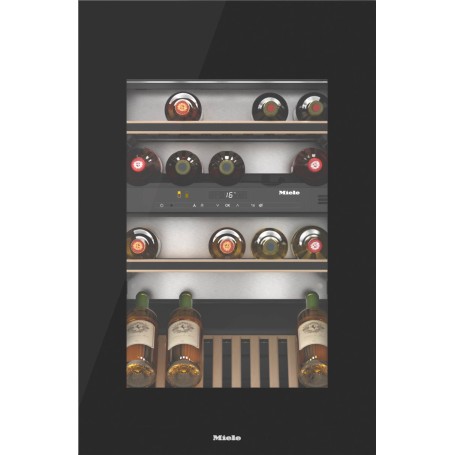 Miele KWT 6422 IG-1 Cantinetta Vino Da Incasso con Vetro Nero ossidiana Da 57 Cm (KWT6422IG-1OBSW)