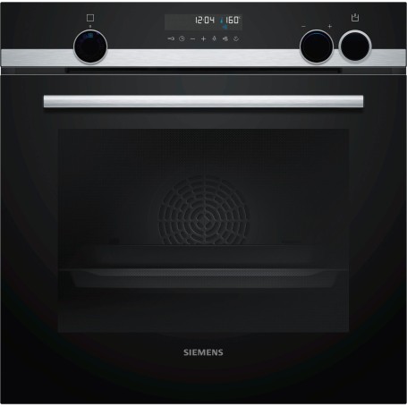 SIEMENS HR538ABS1 - FORNO iQ500, NERO/ACCIAIO INOX, AGGIUNTA VAPORE, 60 CM 