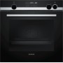 SIEMENS HR538ABS1 - FORNO iQ500, NERO/ACCIAIO INOX, AGGIUNTA VAPORE, 60 CM 