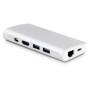 LMP 18645 hub di interfaccia USB 3.2 Gen 1 (3.1 Gen 1) Type-C 5000 Mbit/s Argento (18645)