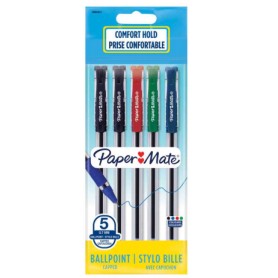 Papermate 2084412 penna a sfera Nero, Blu, Verde, Rosso 5 pz (2084412)