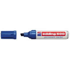 Edding 4-500 003 marcatore permanente Punta smussata Blu 10 pz (4-500 003)