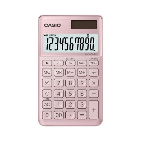 Casio SL-1000SC-PK calcolatrice Tasca Calcolatrice di base Rosa (SL-1000SC-PK)