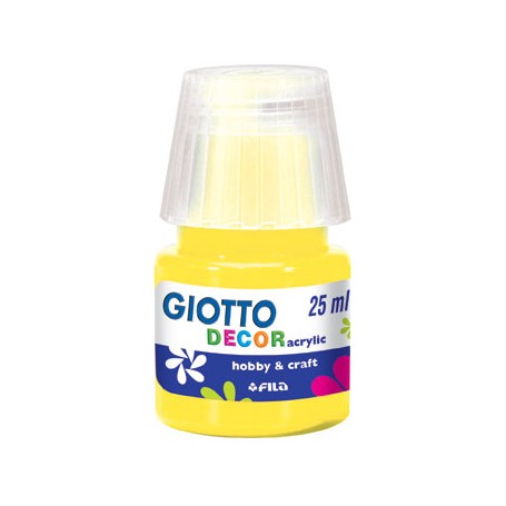 Giotto 538102 pittura 25 ml Giallo Bottiglia (538102)