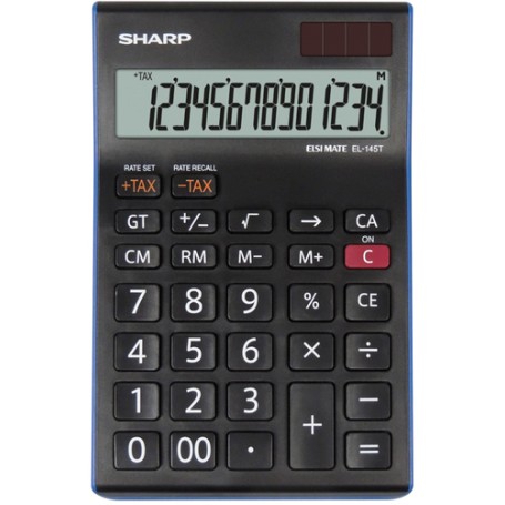 Sharp EL-145T calcolatrice Desktop Calcolatrice finanziaria Nero (EL-145T)