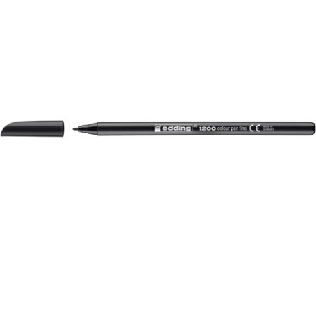 Edding 1200 marcatore Fine Nero 1 pz (4-1200001)