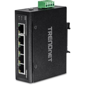 Trendnet TI-E50 switch di rete Fast Ethernet (10/100) Nero (TI-E50)