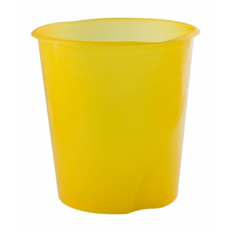 Fellowes E020TG cestino per rifiuti Rotondo Polipropilene (PP) Giallo (E020TG)