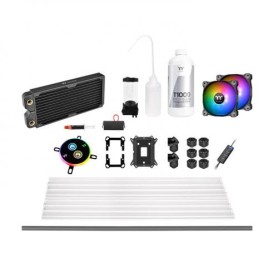 Thermaltake CL-W242-CU12SW-A sistema di raffreddamento per computer Scheda madre Kit di raffreddamento a liqu (CL-W242-CU12SW-A)