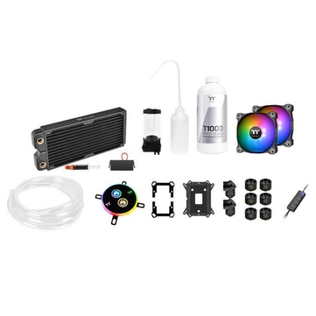 Thermaltake CL-W249-CU12SW-A sistema di raffreddamento per computer Processore Kit di raffreddamento a liquid (CL-W249-CU12SW-A)