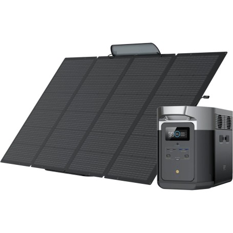 Starter set EcoFlow pannello solare 400W + centrale elettrica Delta Max A2.000W 