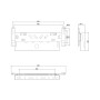 Multibrackets 7505 Supporto per display espositivi Nero (MB7505)