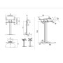 Multibrackets 7413 Supporto per display espositivi 139,7 cm (55") Nero (MB7413)