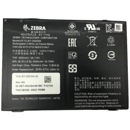 Zebra BTRY-ET5X-10IN5-01 parte di ricambio per tablet Batteria (BTRY-ET5X-10IN5-01)