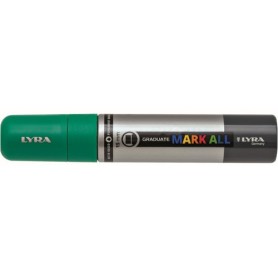 Lyra Graduate Mark All marcatore permanente Punta del pennello Verde 4 pz (L6840063)