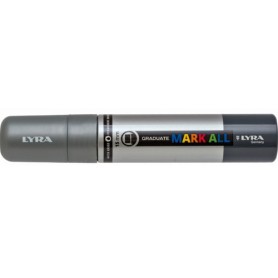 Lyra Graduate Mark All marcatore permanente Punta del pennello Argento 4 pz (L6840251)