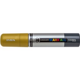Lyra Graduate Mark All marcatore permanente Punta del pennello Oro 4 pz (L6840250)