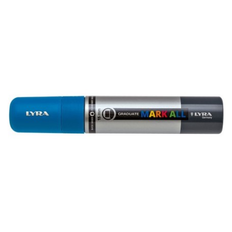 Lyra Graduate Mark All marcatore permanente Punta del pennello Azzurro 4 pz (L6840046)
