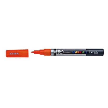 Lyra Graduate Mark All marcatore permanente Punta a ogiva/sottile Arancione 6 pz (L6800013)