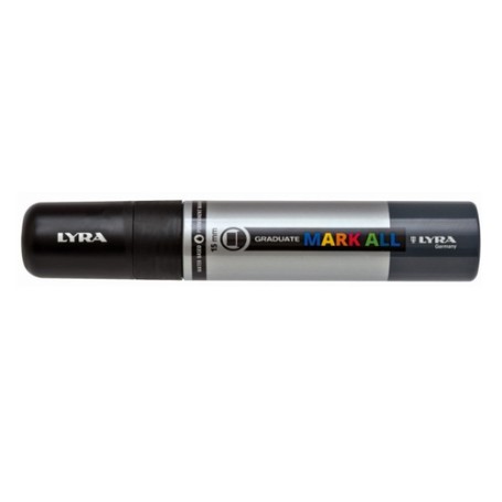 Lyra Graduate Mark All marcatore permanente Punta del pennello Nero 4 pz (L6840099)