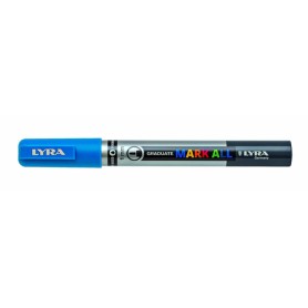 Lyra Graduate Mark All marcatore permanente Punta a ogiva/sottile Azzurro 6 pz (L6810046)