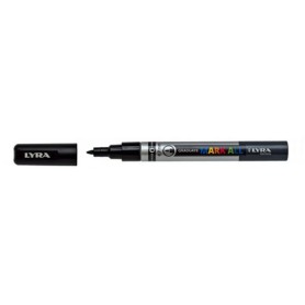 Lyra Graduate Mark All marcatore permanente Punta a ogiva/sottile Nero 6 pz (L6800099)