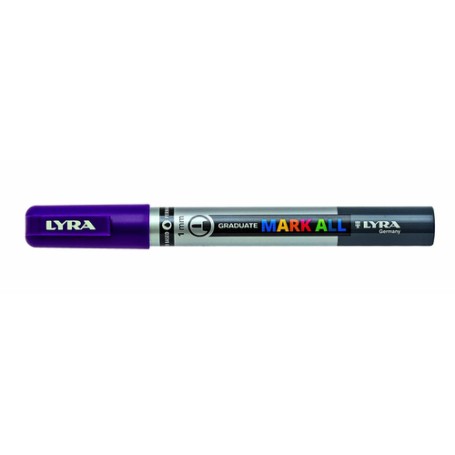 Lyra Graduate Mark All marcatore permanente Punta a ogiva/sottile Porpora 6 pz (L6810037)