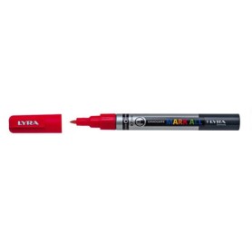 Lyra Graduate Mark All marcatore permanente Punta a ogiva/sottile Rosso 6 pz (L6800018)