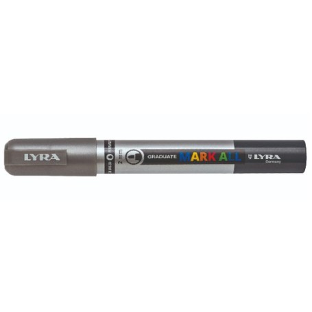 Lyra Graduate Mark All marcatore permanente Tipo di punta Argento 6 pz (L6820251)