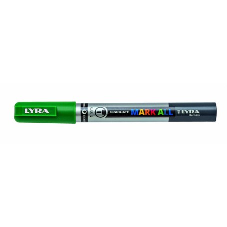 Lyra Graduate Mark All marcatore permanente Punta a ogiva/sottile Verde 6 pz (L6810063)