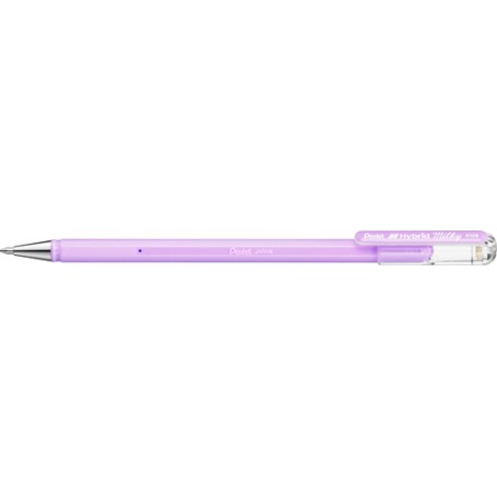 Pentel Hybrid Milky Penna in gel con cappuccio Viola 12 pz (K108-PV)