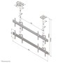 Neomounts by Newstar Pro Supporto da soffitto Videowall per schermi LCD/LED/Plasma (NMPRO-C22)